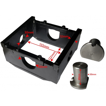ZESTAW HYDRAULICZNY WYWROTU KIPRA 2,5m 700 mm 12V